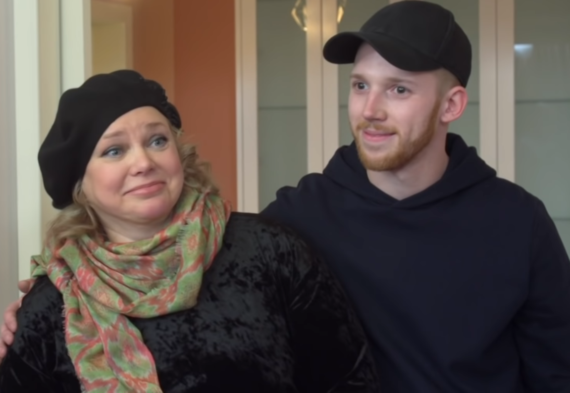 Ольга Машная с сыном