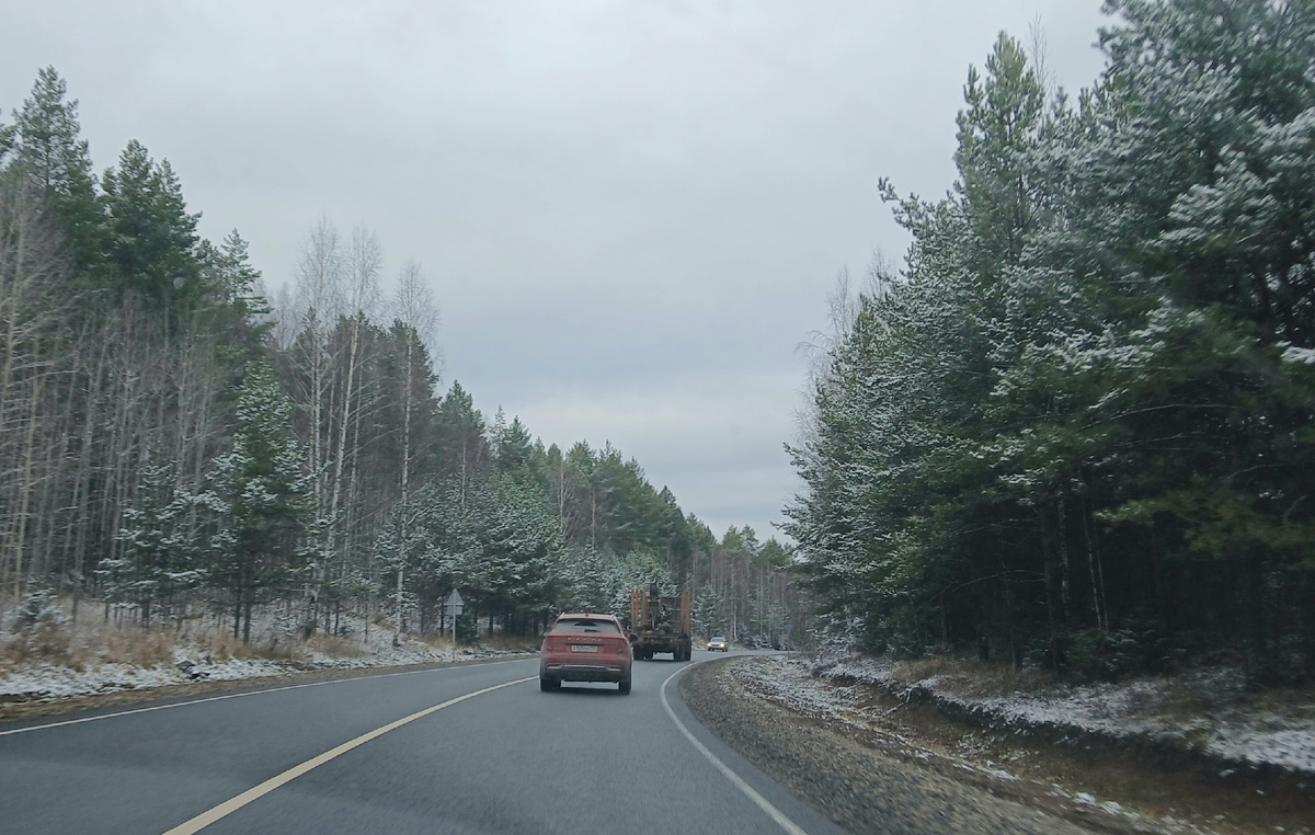 Дороги в Пермском крае - это уже начало Уральских гор