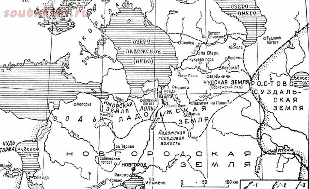 Приильменские и приладожские земли в период Древней Руси // Древняя Ладога в истории Руси по летописям и находкам. - souchklad.ru