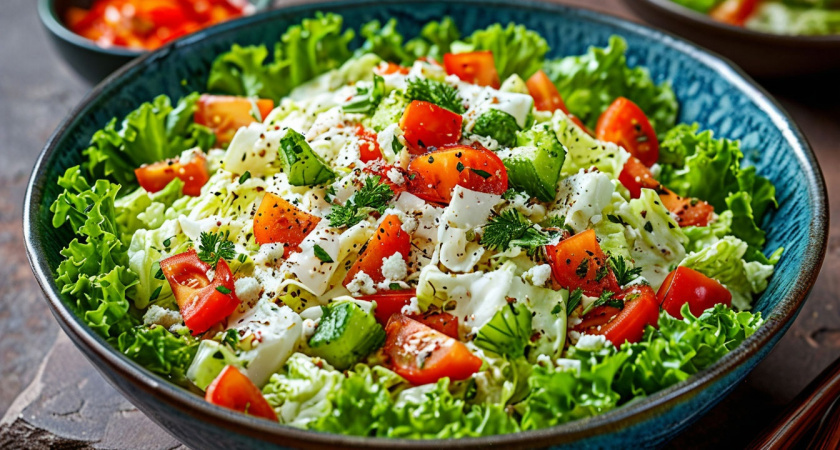    Салат с пекинской капустой "Хрумка": готовится всего 5 минут, получается сочным и вкусным — домашних за уши не оттащить