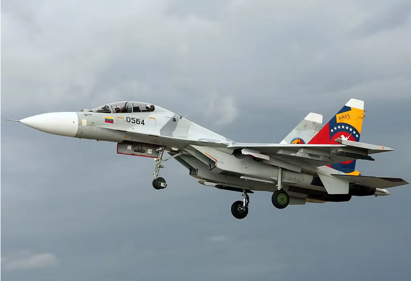 Истребитель Су-30МК2 ВВС Венесуэлы. Фото Андре Остина Дю-Пон Роша. 