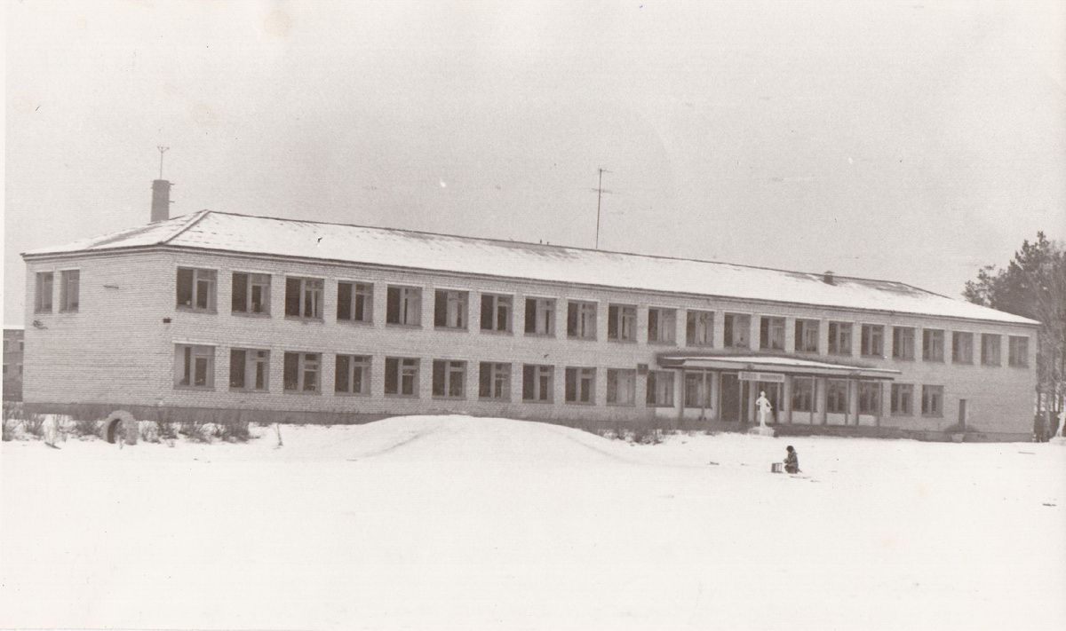 Сосновый Бор. Школа №16 по ул. Черемушки. Фото из Артемовского исторического музея.