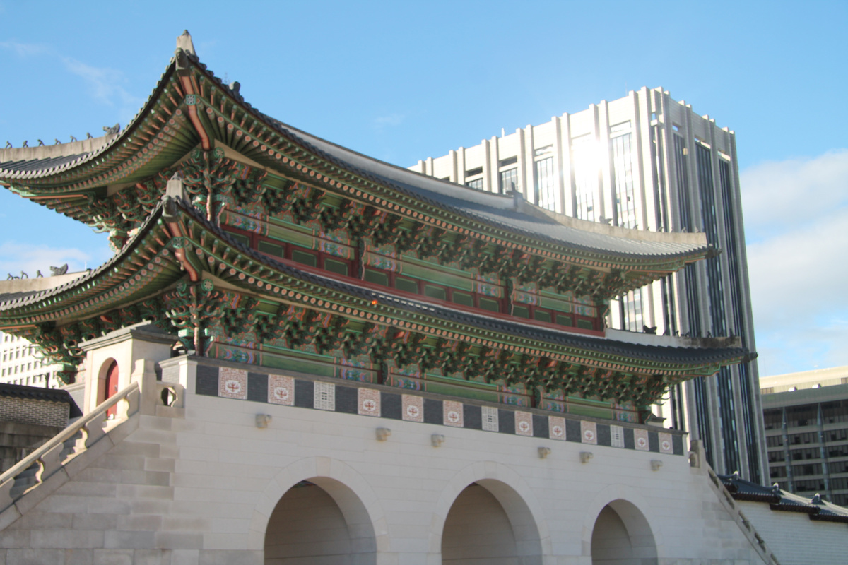 Кёнбоккун. Сеул. Южная Корея.