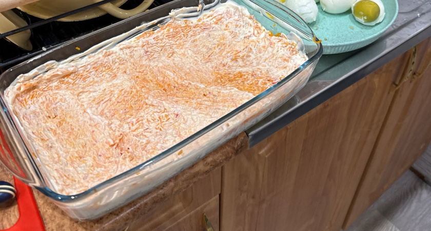    Так "Шубу" вы еще не готовили - не классика, но роскошнее: рецепт салата "Тройной тулуп" - идеально на Новый год-2026