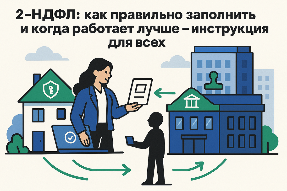    Пошаговая инструкция по правильному заполнению 2-НДФЛ. Юлия Сергеевна Рослякова