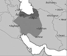 Карта государства Зияридов 935 года