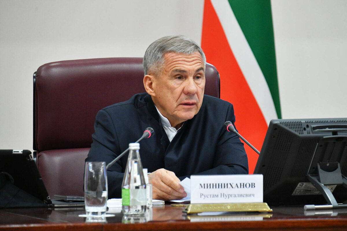 Раис Татарстана Рустам МиннихановФото: пресс-служба Раиса РТ