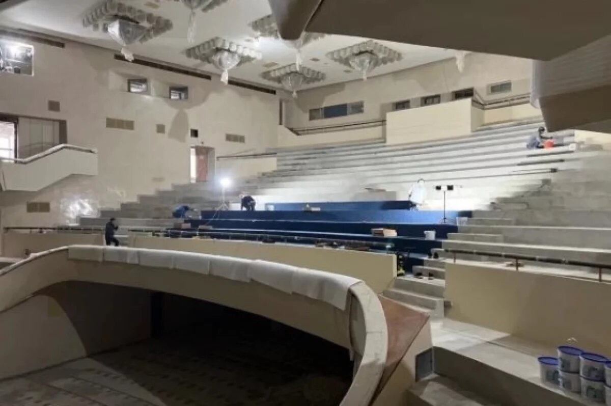    В Большом зале Ленинского мемориала завершается ремонт