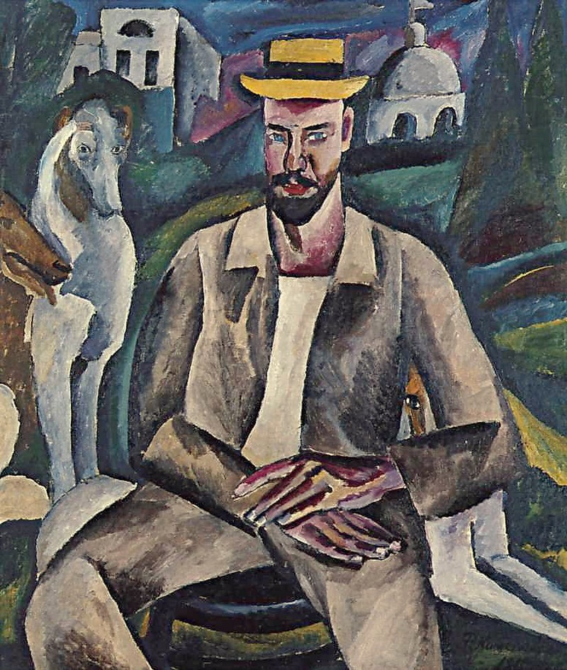 Петр Кончаловский. Портрет Рождественского. 1912 г