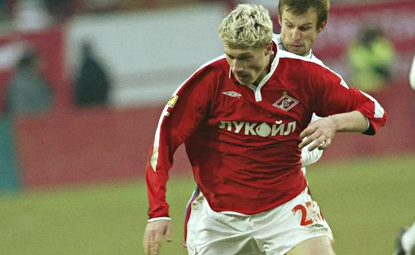 Павел Погребняк в Спартаке.Выступал за клуб с 2000 по 2005 годы.