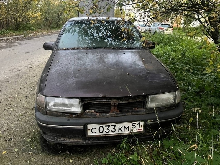     В Североморске разыскивают владельца бордового Opel Vectra. Фото: администрация ЗАТО г. Североморск.
