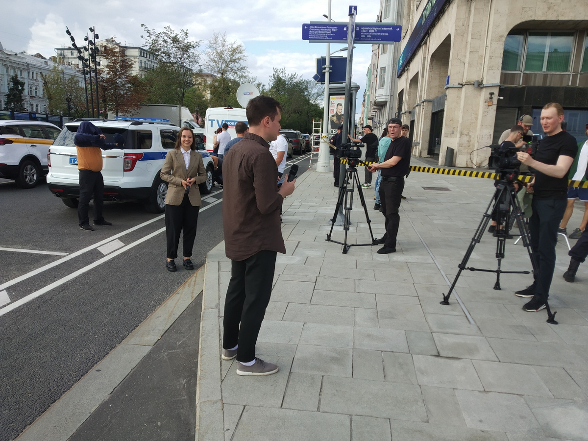 вживаюсь в роль на площадке одного из сериалов