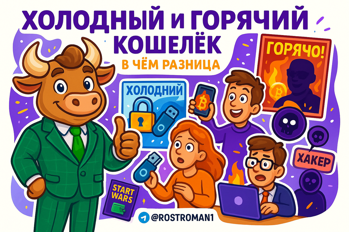    Холодный и горячий кошелёк: 3 критические ошибки, которые лишают вас криптовалюты РоСТ | Роман о Системном Трейдинге