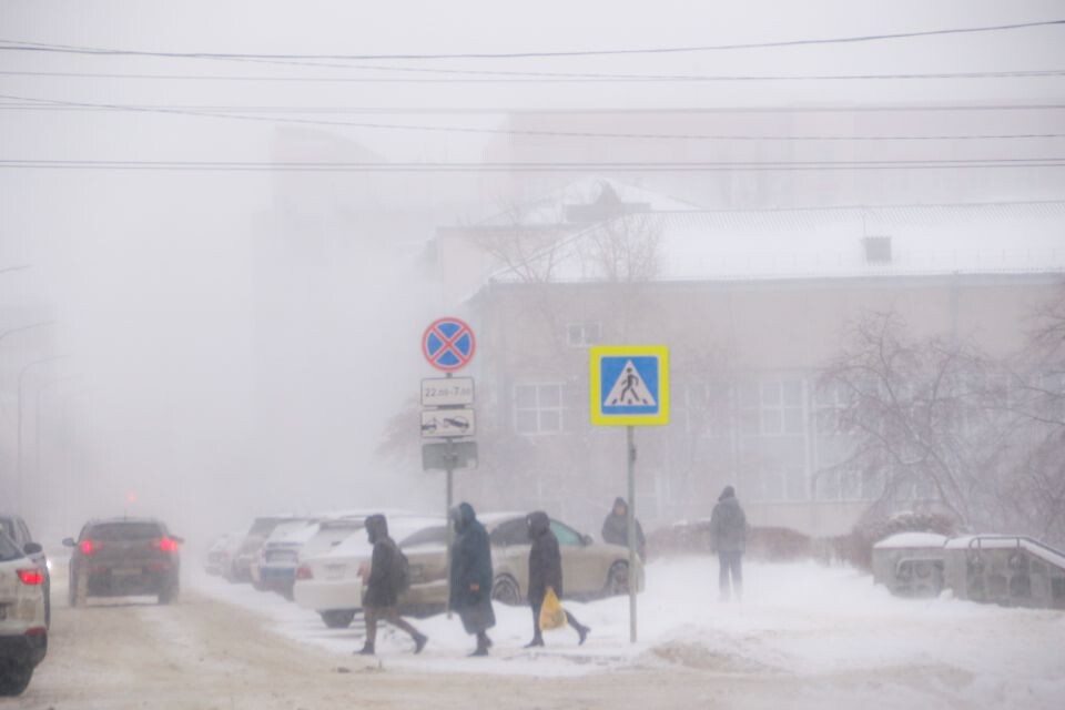    Погода в Барнауле, метель, зима. Источник: Виталий Барабаш