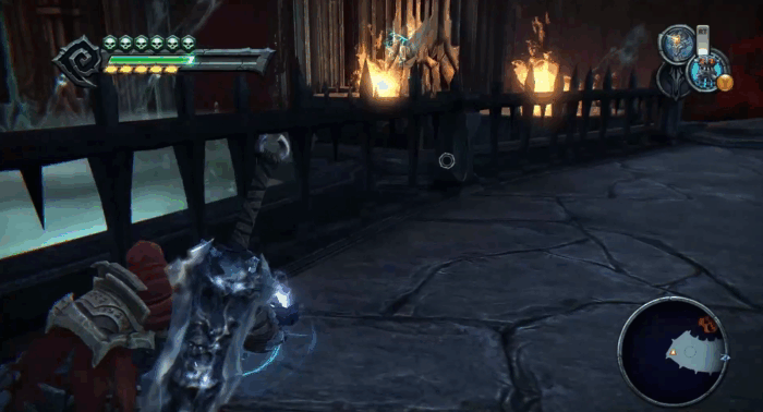 Gif картинка "Страга размахивает булавой"