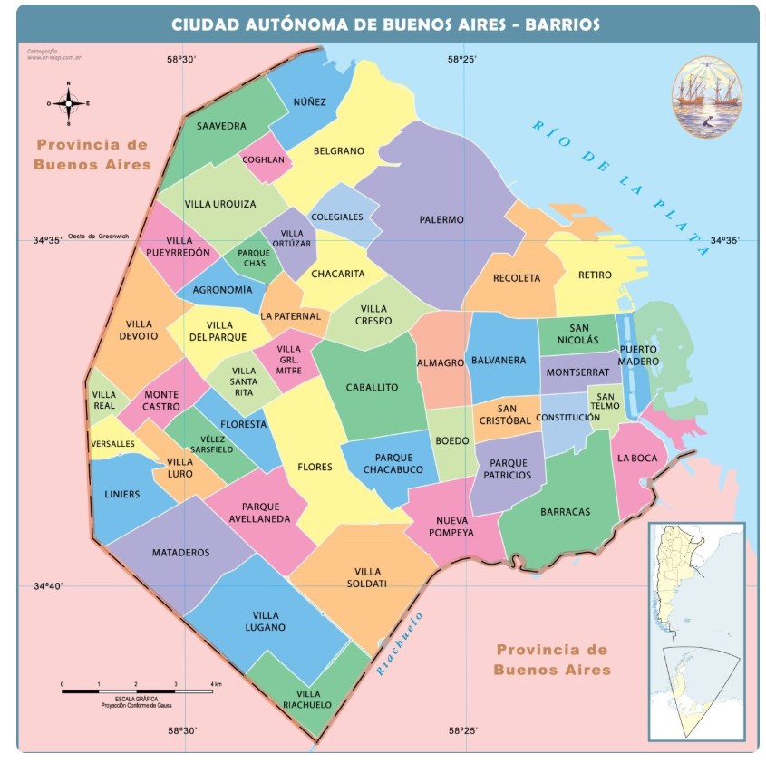 Мы поговорим о районах Буэнос-Айреса, некоторых из его самых знаковых достопримечательностей, а также о взаимосвязи Буэнос-Айреса с внутренними провинциями страны. 