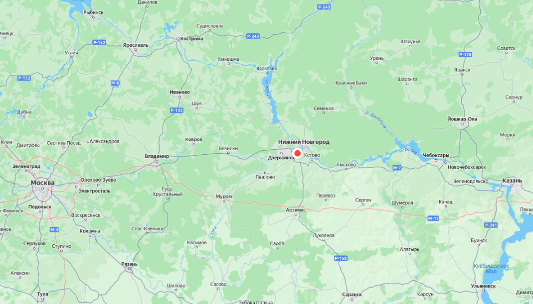 Карта наших окрестностей