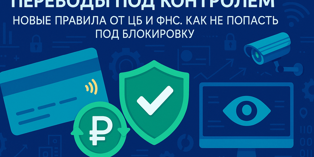 Переводы под контролем: новые правила от ЦБ и ФНС. Как не попасть под блокировку