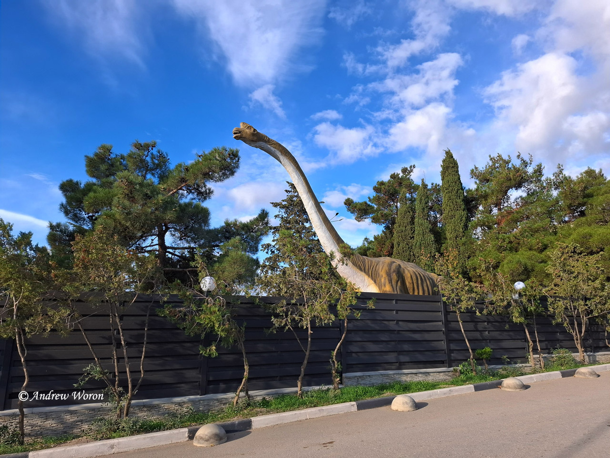 на одной из улиц повстречал Диплодока