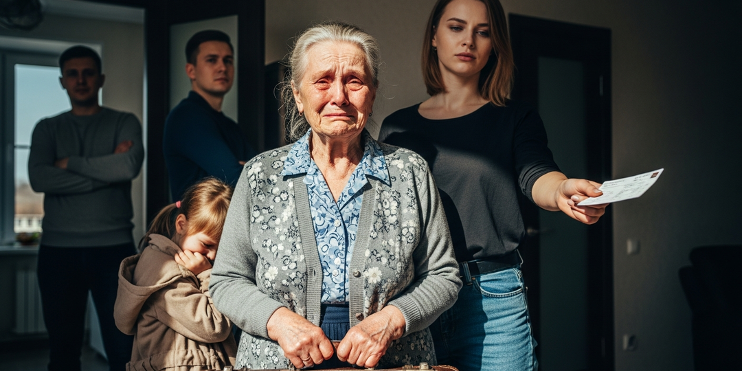 – Мы купили тебе билеты в один конец – сказала семья и подала чемодан