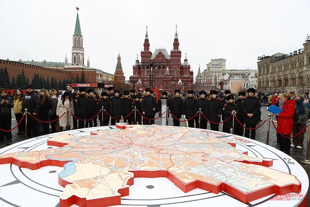    Работа музея «Город живых историй» на Красной площади. Фото: АиФ/ Игорь Харитонов