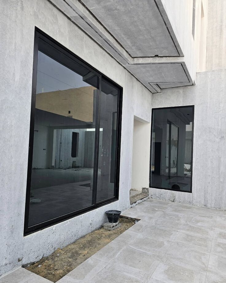 Алюминиевые окна (фото ru.pinterest.com)