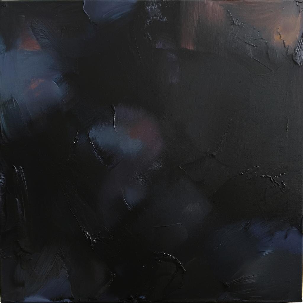 Черный цвет. Иллюстрация сгенерирована нейросетью