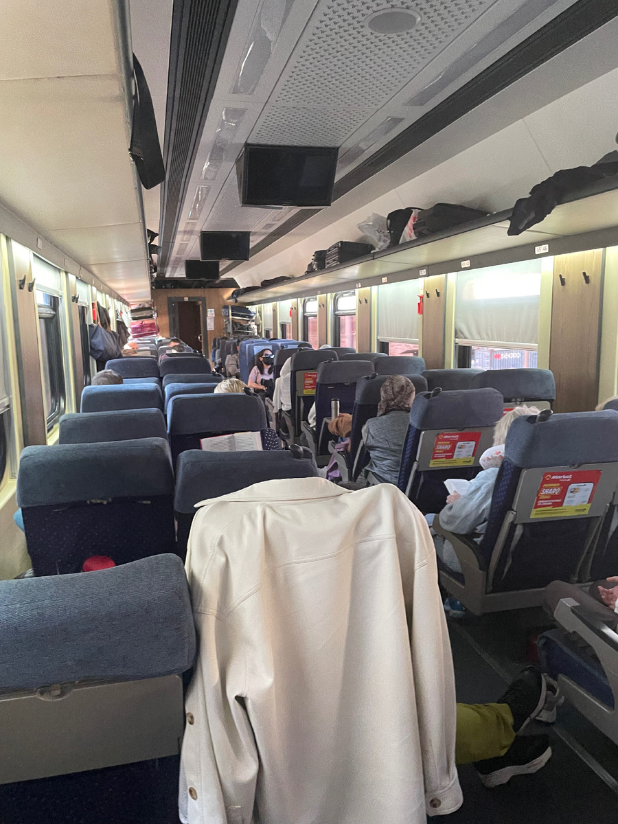 Пассажирский скоростной поезд, но увы не Афросиаб.😁