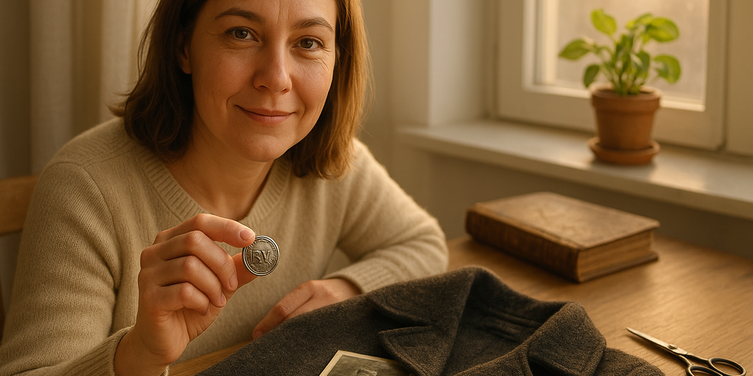 Я распарывала мамино пальто — и нашла под пуговицей фотографию, которая всё изменила