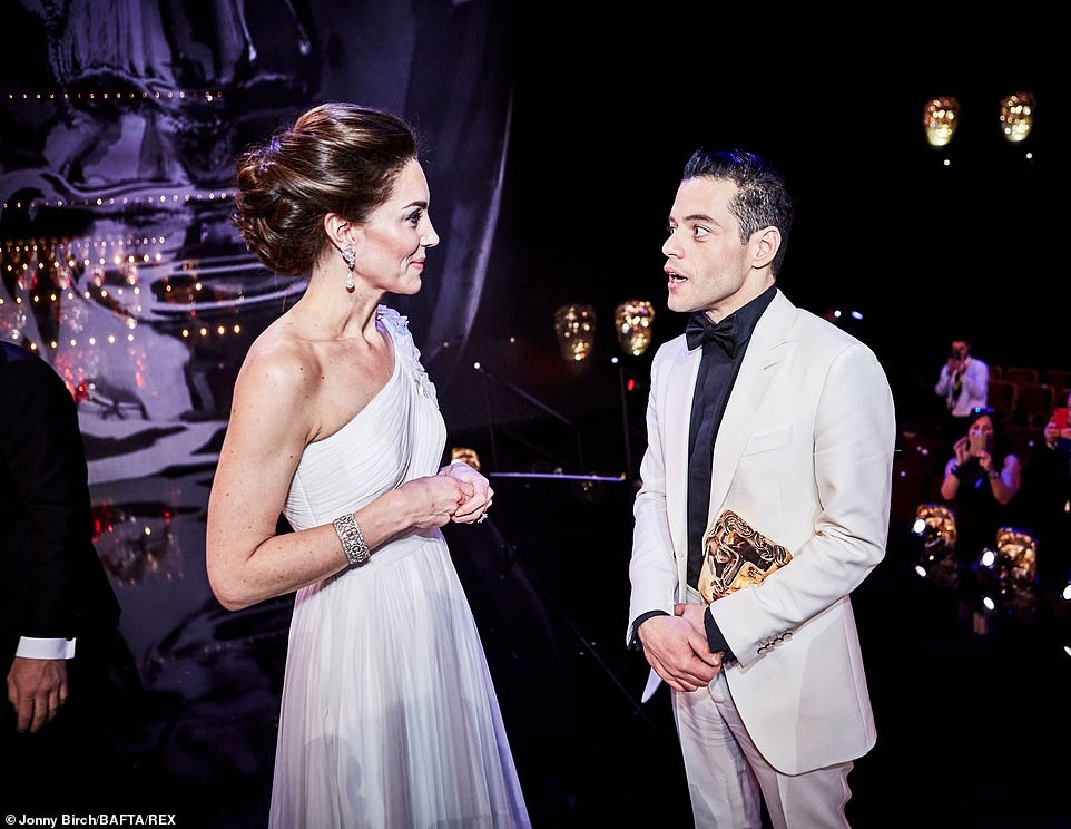 Кейт и Реми Малек. Фото Bafta