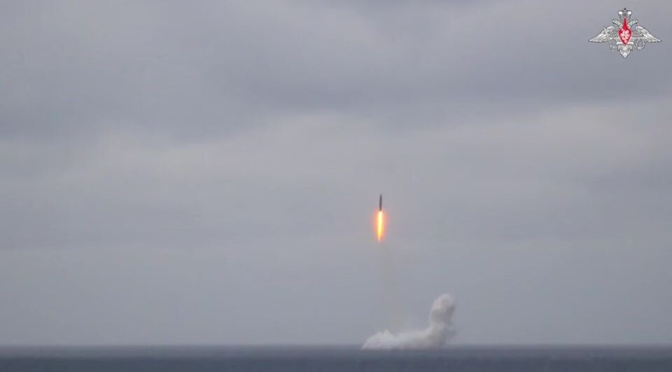    Пуск ракеты "Синева". Источник: Минобороны РФ