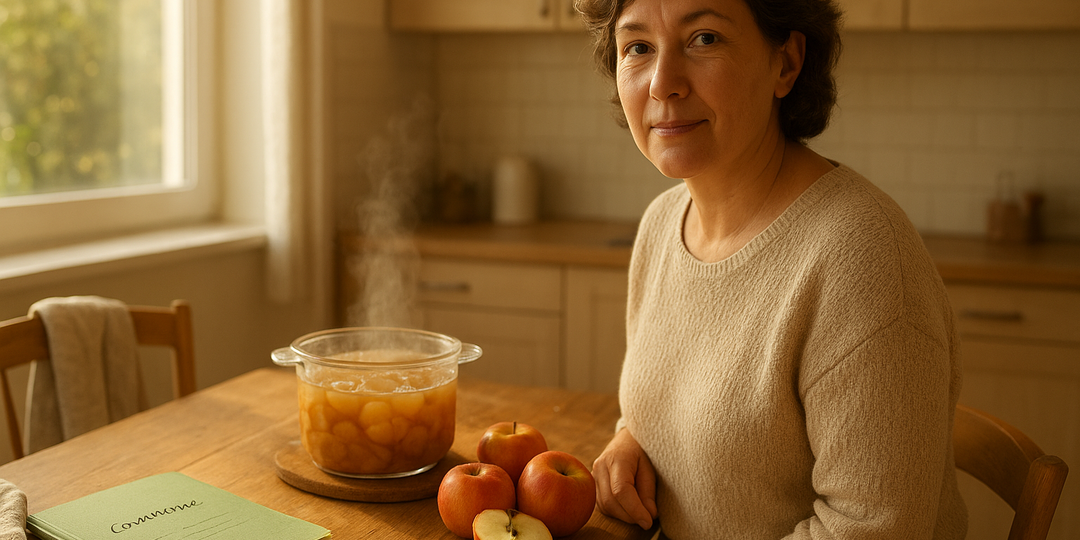 Когда мама перестаёт торопиться, в доме пахнет яблоками