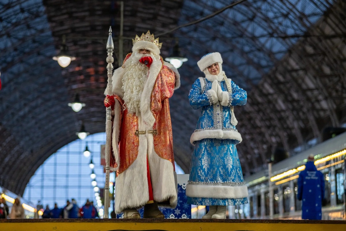 Фотографии: «Поезд Деда Мороза»