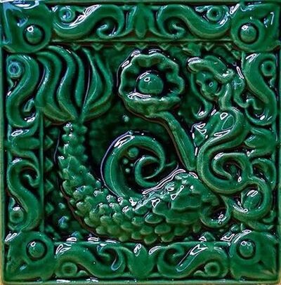 Русалка. Ярославская майолика. Из открытых источников