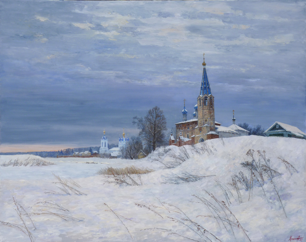 Андрей Мочалин. Зима в Дунилове. 2017 