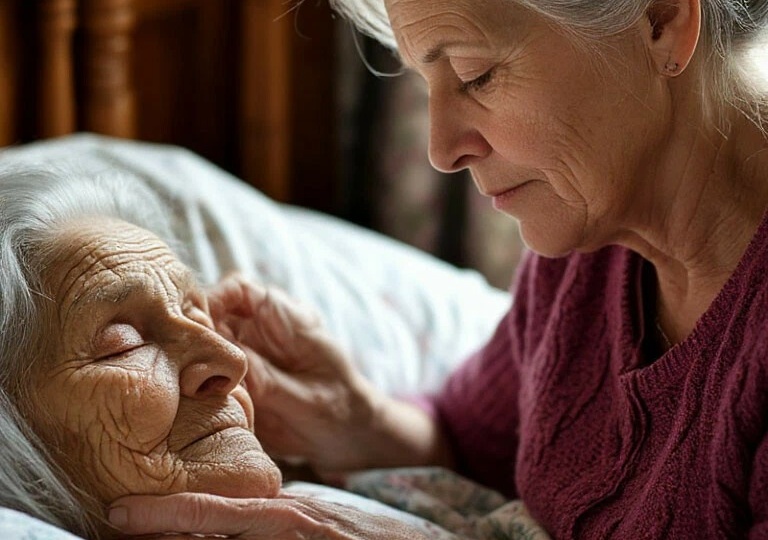 Смерть больного деменцией. Принятие неизбежного.