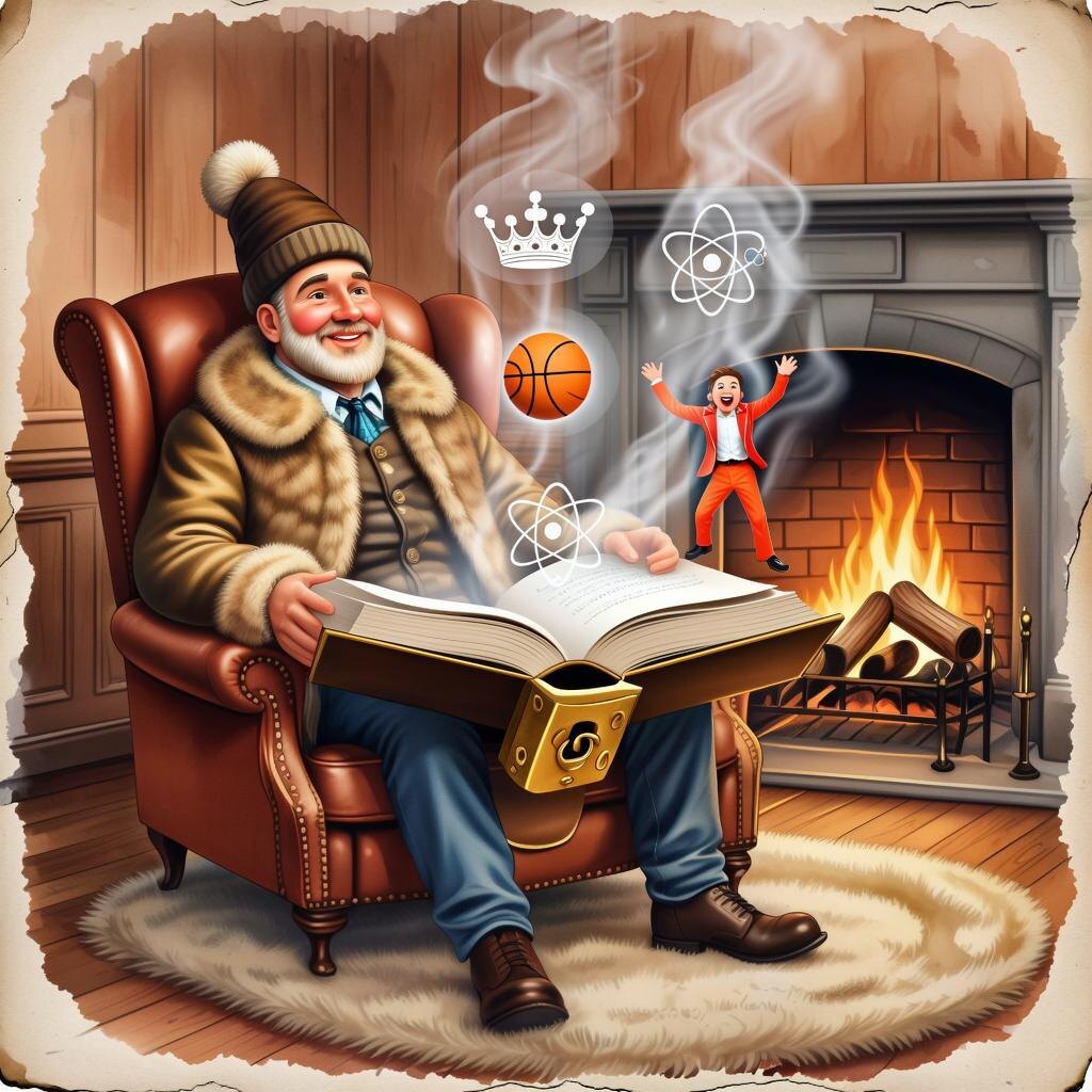 Вселенский купчина — Двадцать первое декабря — за своим ежегодным отчётом.