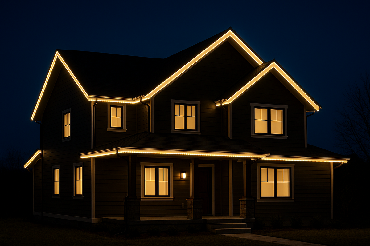 Как выбрать гирлянду для улицы: свет, шаг ламп и длина
