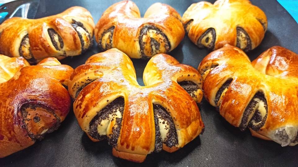 Турецкие булочки ачма — мягкие, слоистые и ароматные!