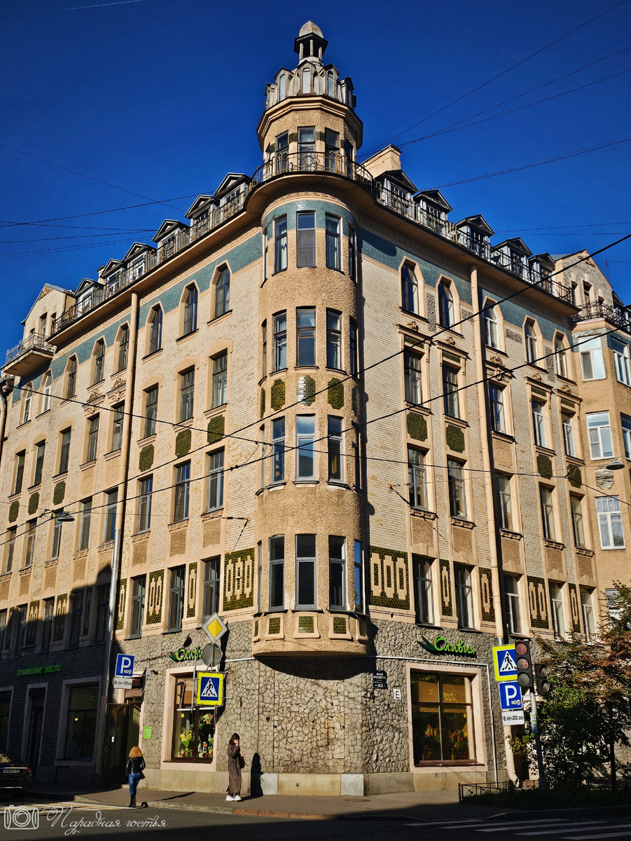 Дом Корнилова на Петроградской стороне. Фото: Парадная гостья