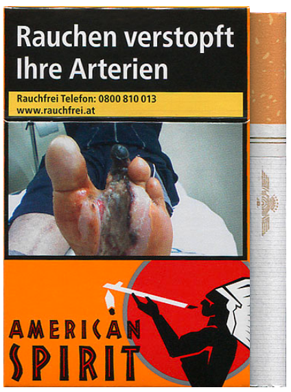 Это уже "American Spirit" Original Orange. Австрия, 2016 год. 20 штук с фильтром в коробке с откидной крышкой и в целлофане. Цена (была) 5 €. Производитель: JT International. Владелец торговой марки: True Spirit Tobacco Company. Импорт прекращен в октябре 2020 года.