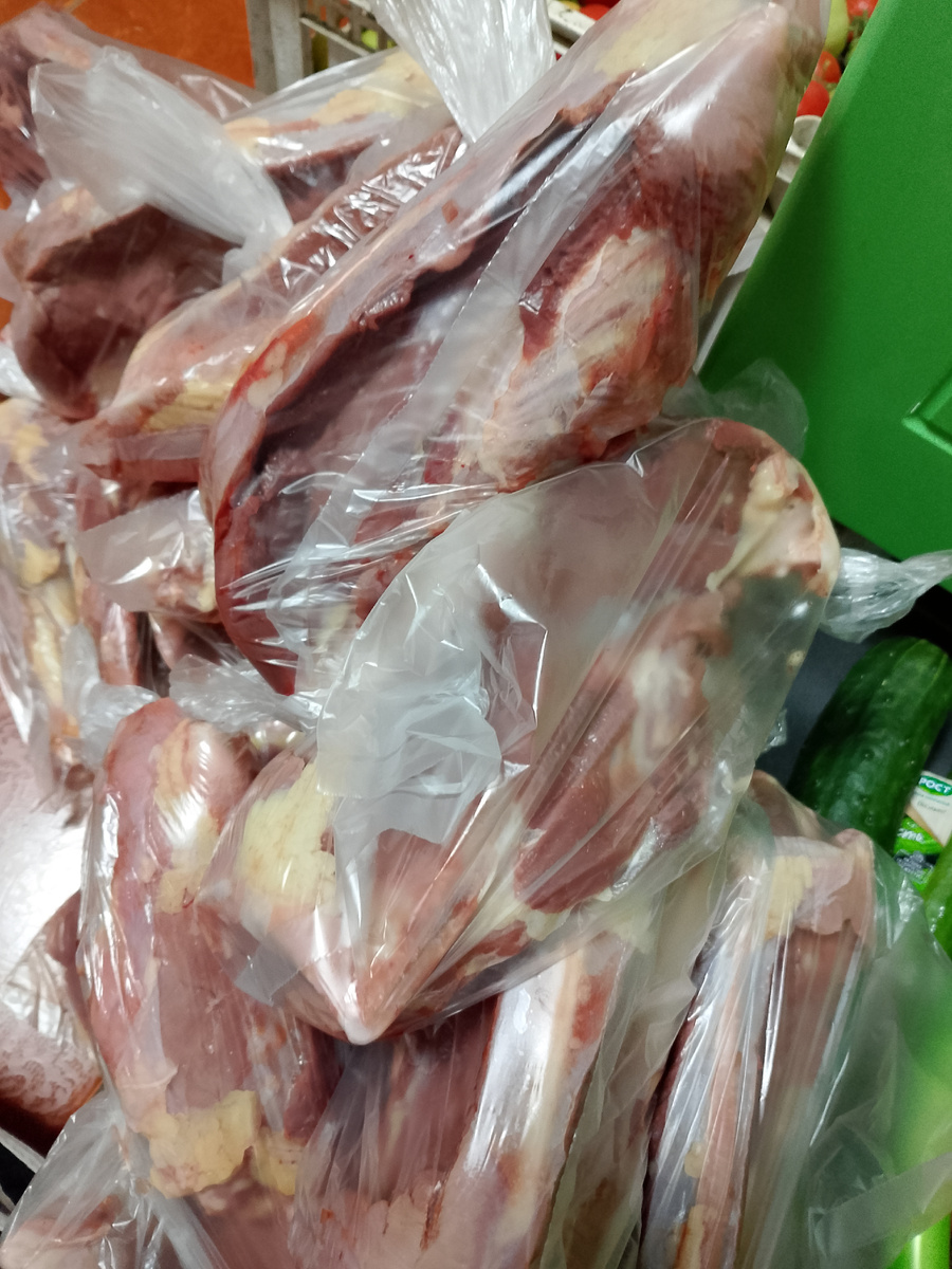 Готовое гусиное мясо 