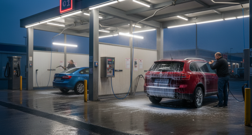    Какие режимы использовать на мойке самообслуживания - качественно помыть авто можно только так