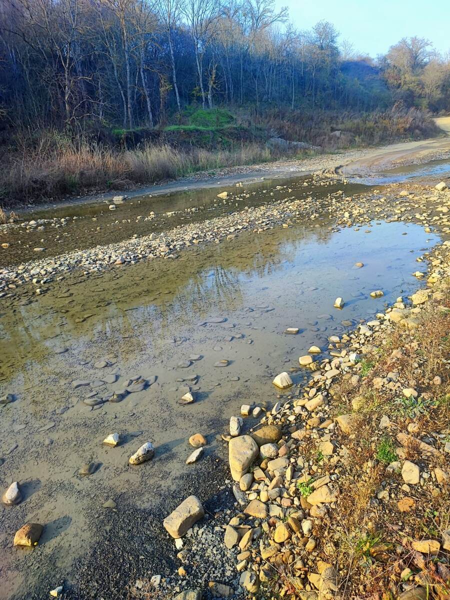 Река Убин в станице Убинская