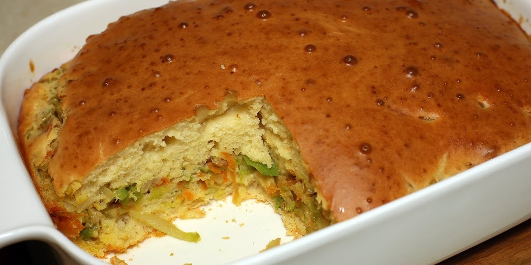 Пирог с капустой для лентяев - готовлю не первый раз и всегда довольна