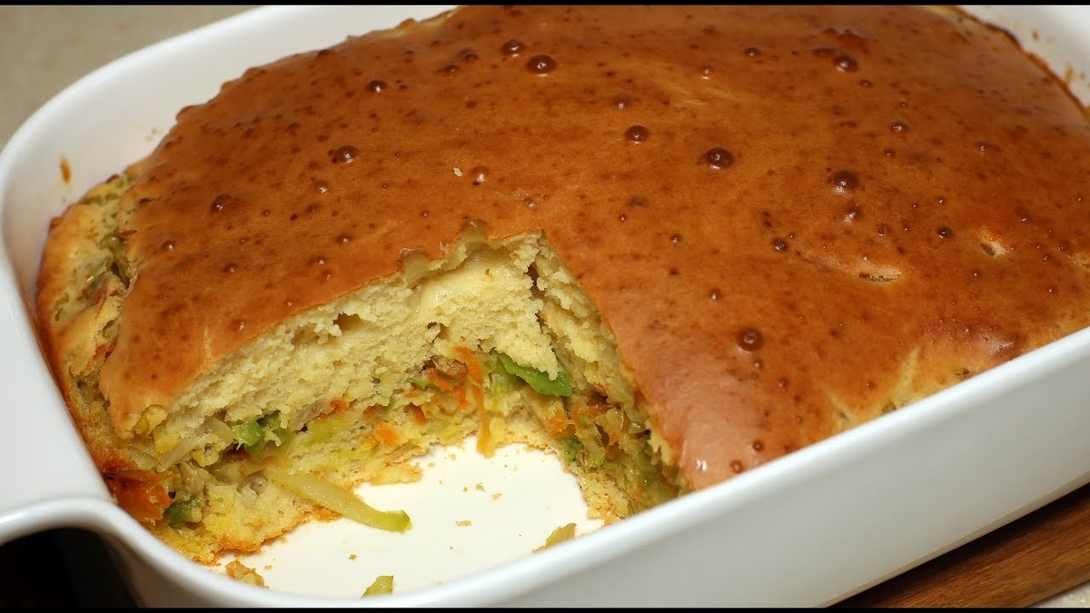 Пирог с капустой