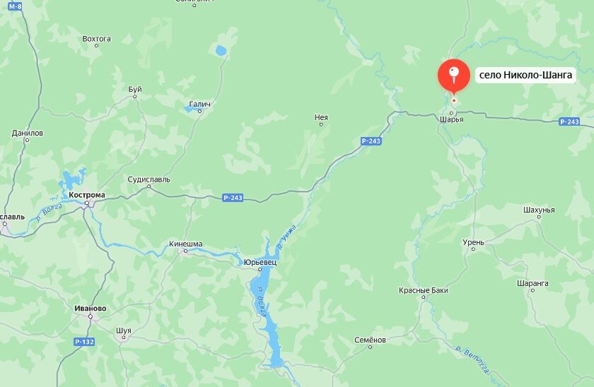 Где находится Николо-Шанга