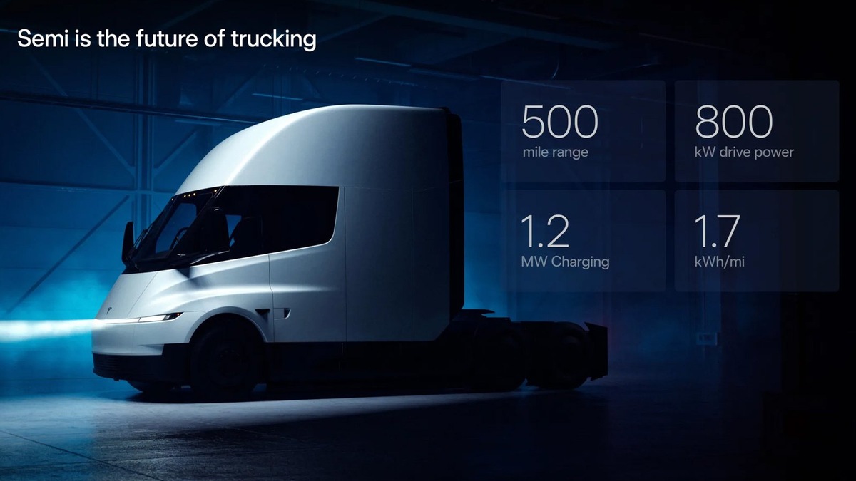    Обновленный полуприцеп Tesla Semi