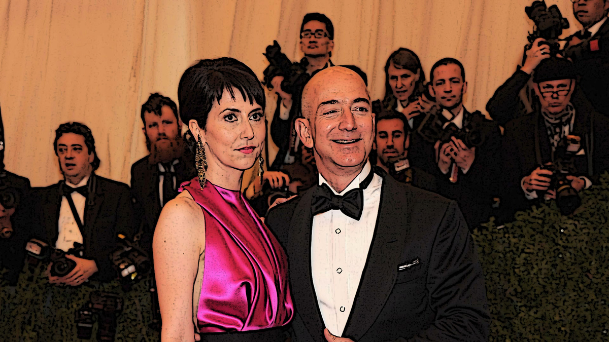 Основатель "Амазон" -Джефф и Маккензи Безос