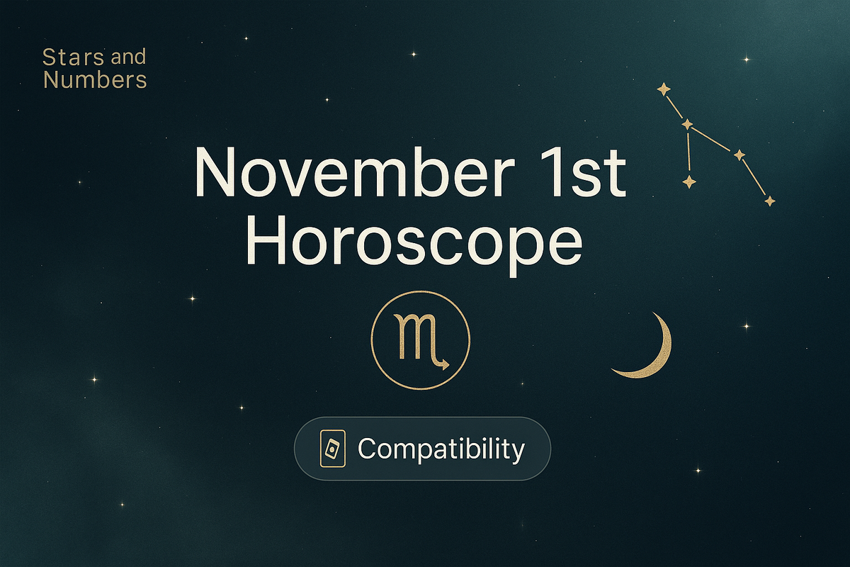    Тайны цифр и звезд как использовать нумерологию и астрологию на 1 ноября для удачи и перемен Мария